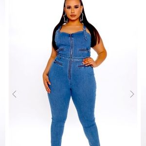 Fashion Nova Plus Size Overalls Size 3x
